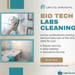 Biotech labs cleaning
