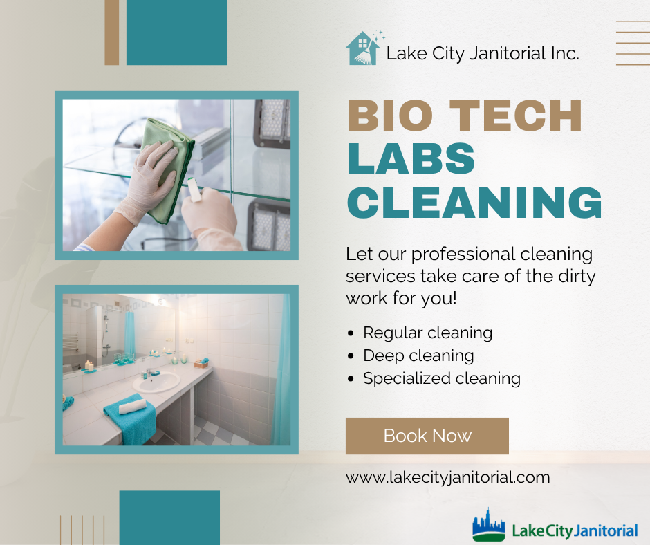 Biotech labs cleaning