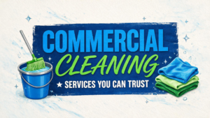 Commercial cleaning AI generated image