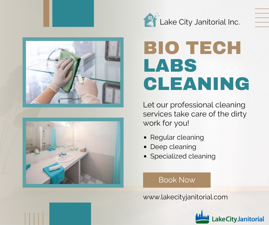 Biotech labs cleaning