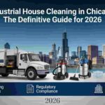 Free estimate request for industrial house cleaning services from family-owned Lake City Janitorial serving all Chicagoland suburbs