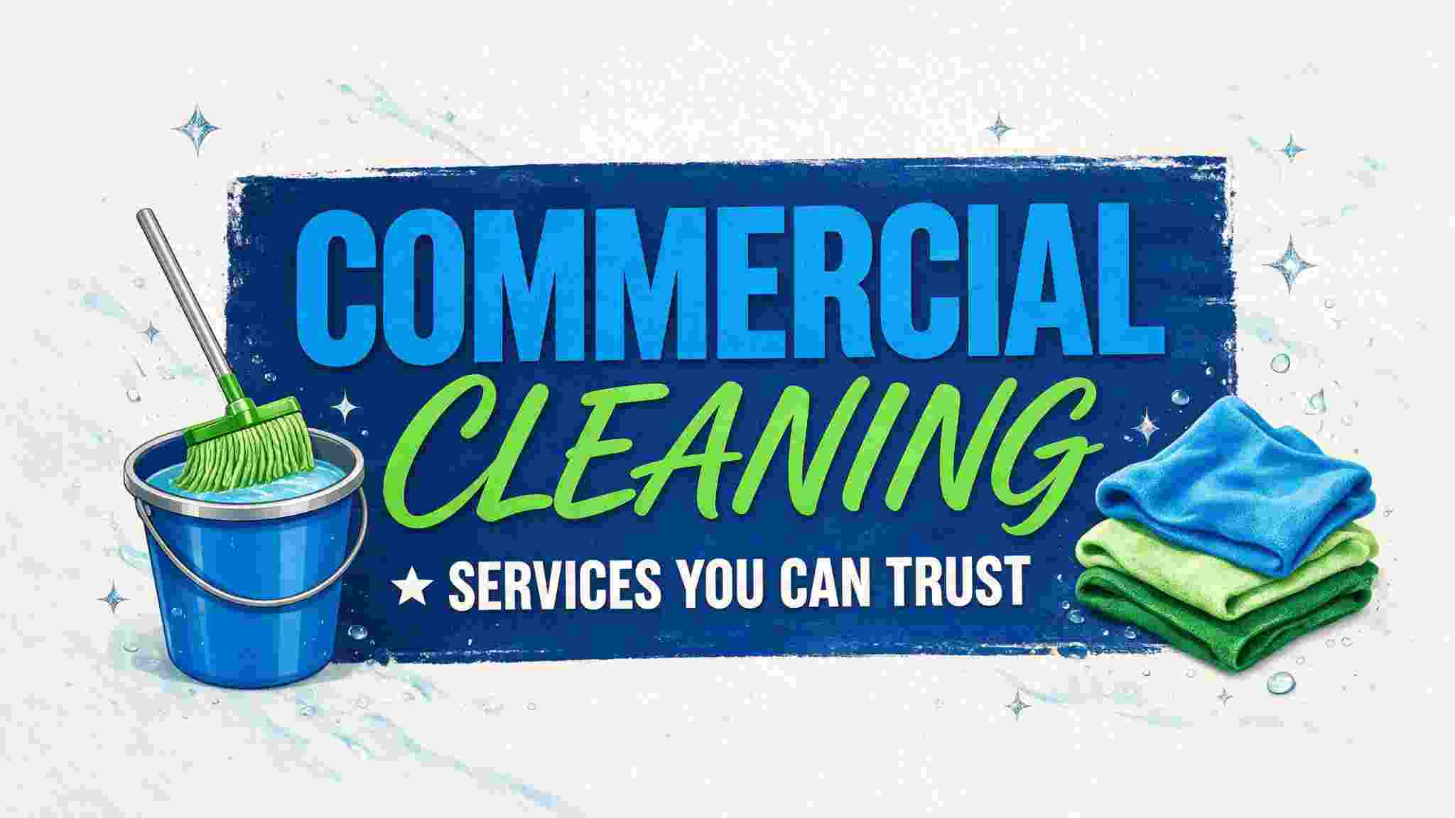 Commercial cleaning AI generated image